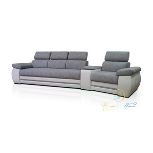 Прямой модульный диван Айпетри (серый)